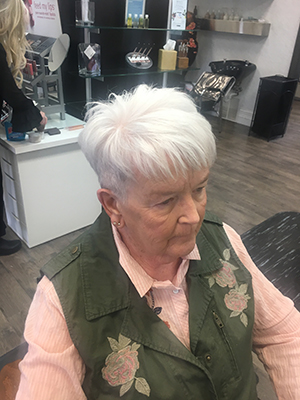 Hair styling work by Embellish Salon