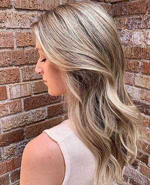 Hair styling work by Embellish Salon