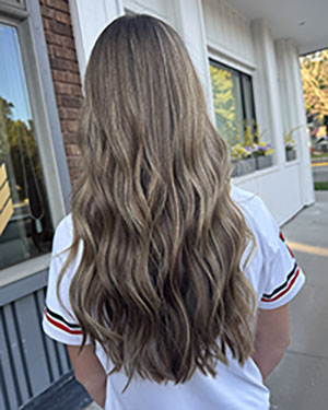 Hair styling work by Embellish Salon